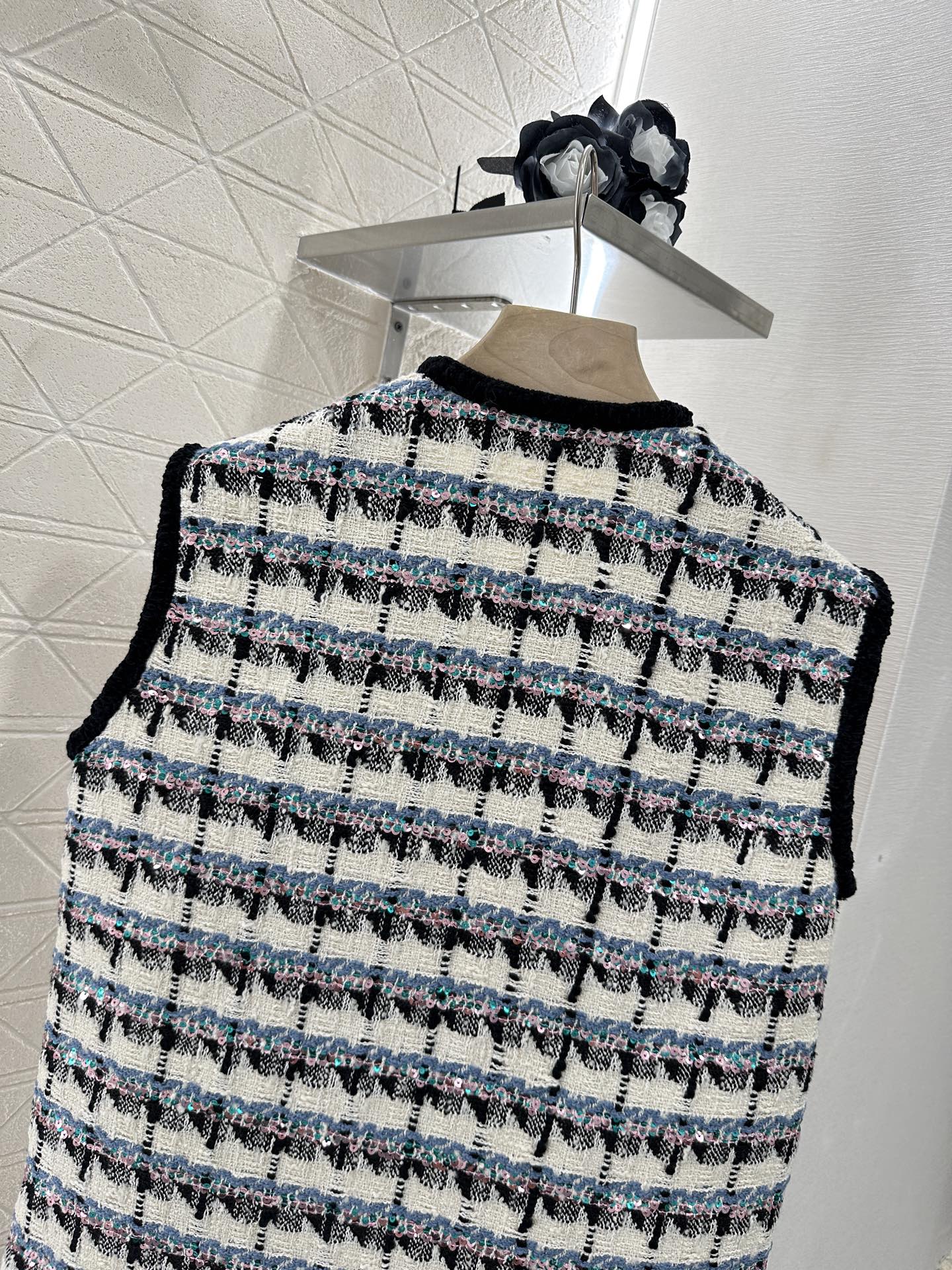 2025 new product Sequined vest