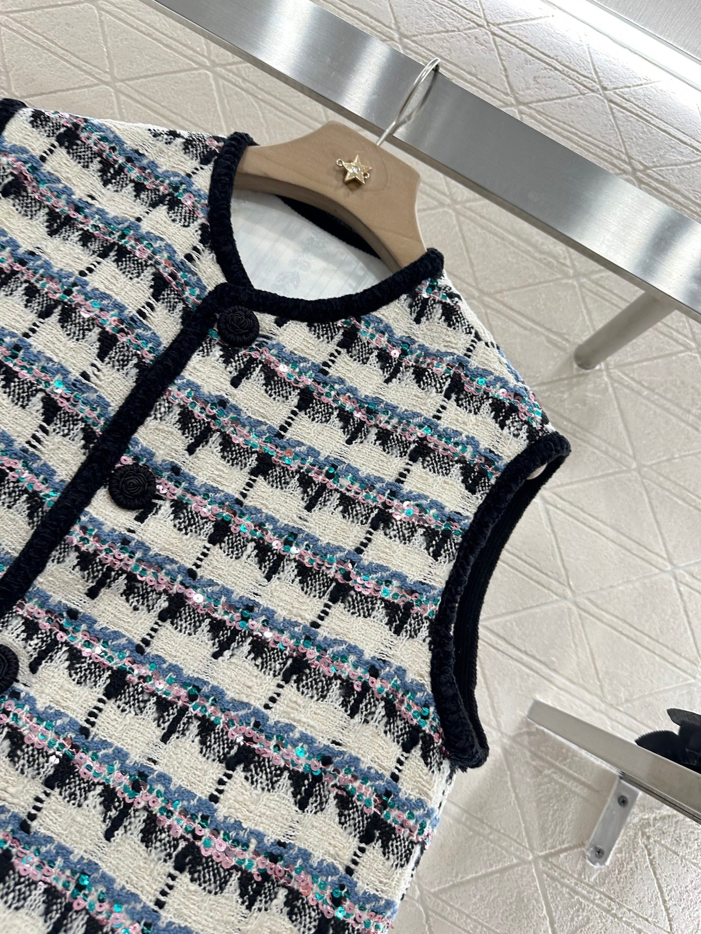 2025 new product Sequined vest