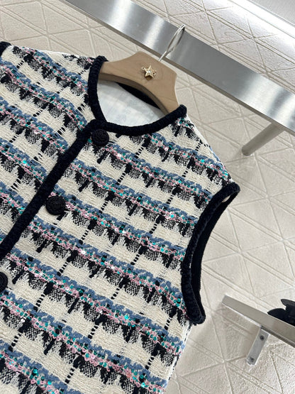 2025 new product Sequined vest