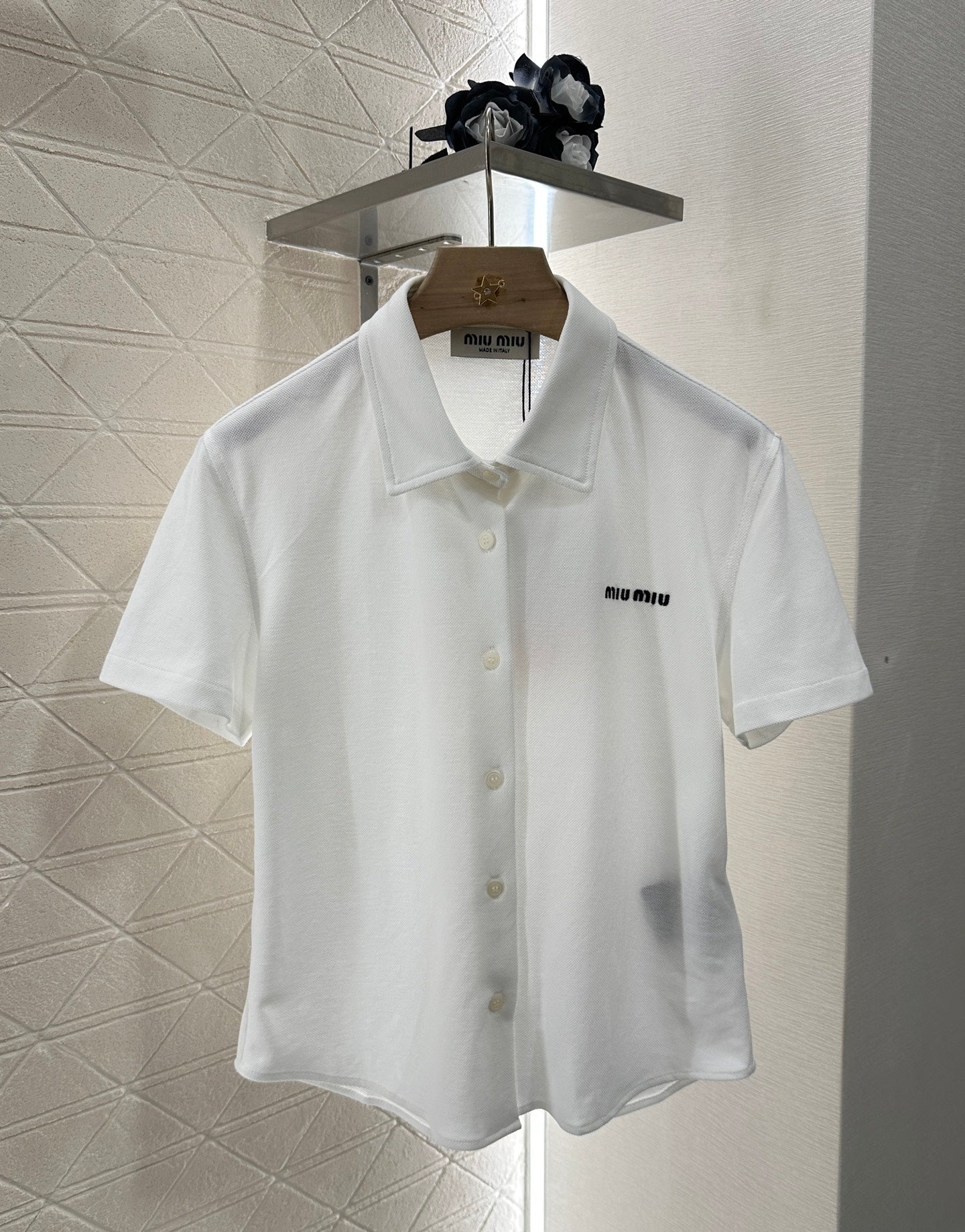 25 new product Short-sleeved 𝑝𝑜𝑙𝑜 cardigan