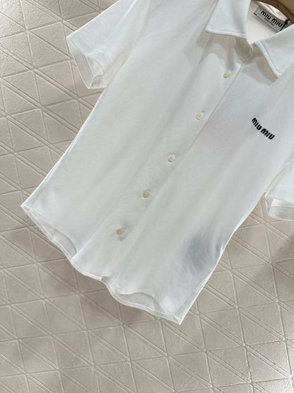 25 new product Short-sleeved 𝑝𝑜𝑙𝑜 cardigan
