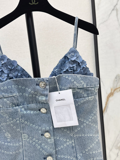 25ss denim camisole