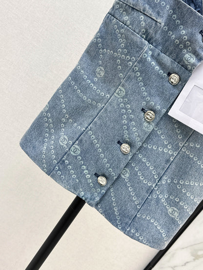25ss denim camisole