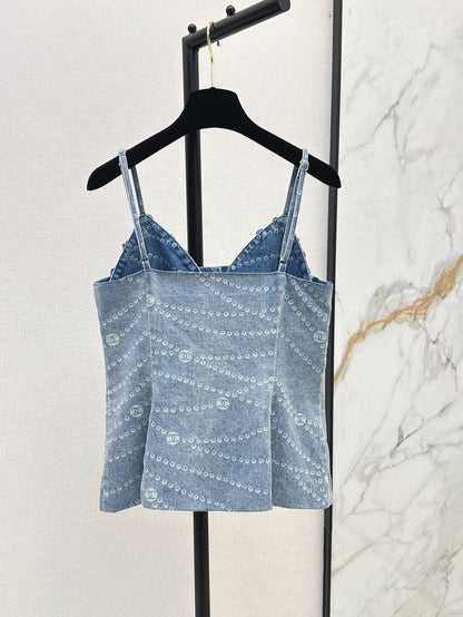 25ss denim camisole