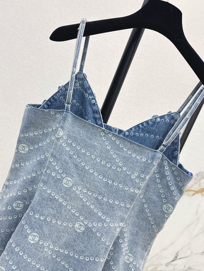 25ss denim camisole