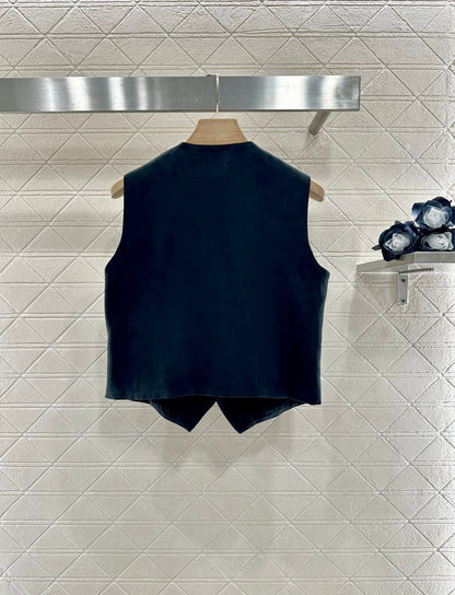 25 new product Double C vest shorts set