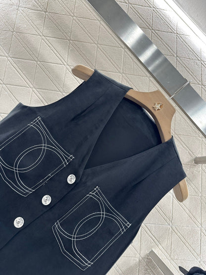 25 new product Double C vest shorts set