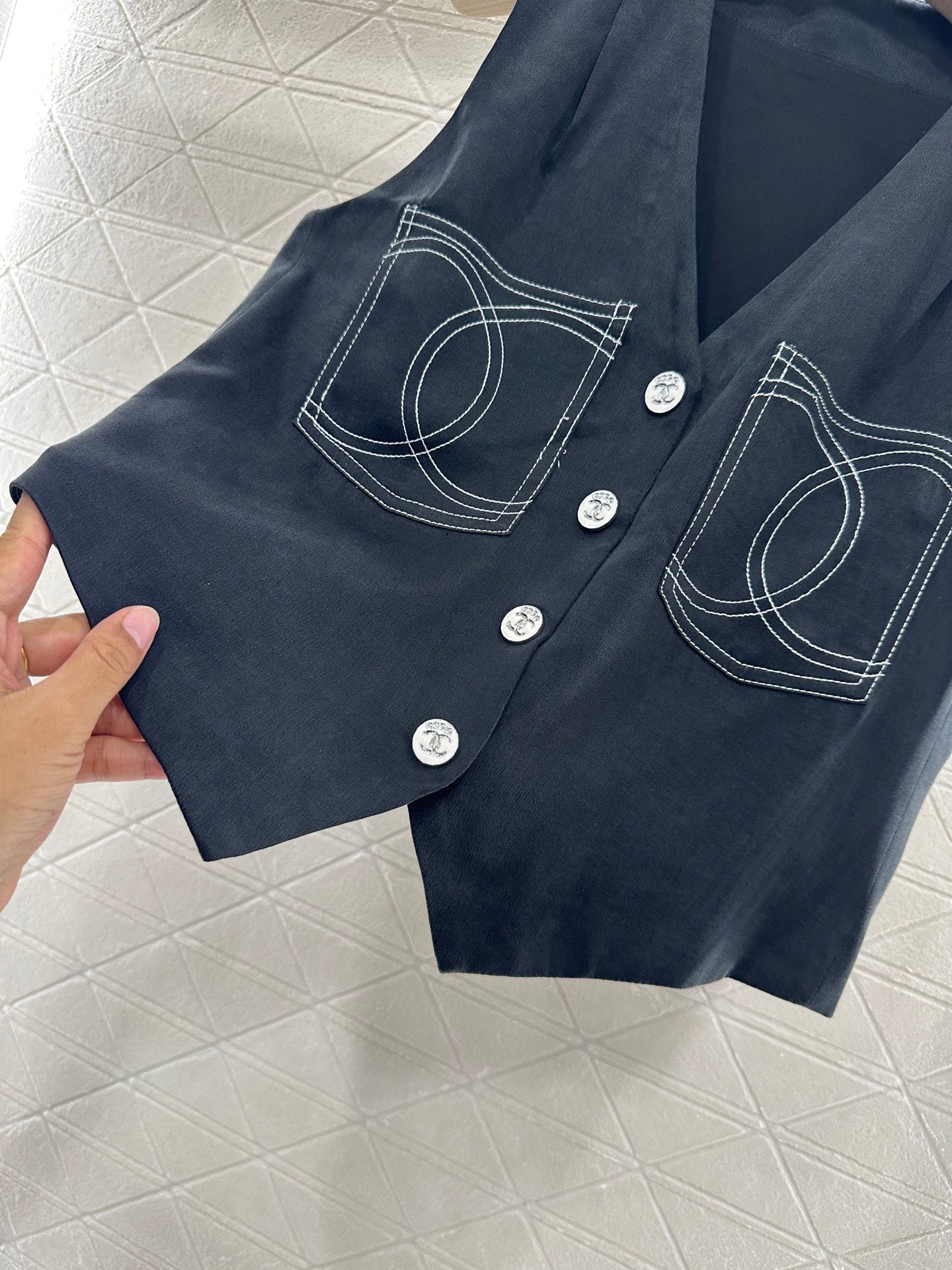25 new product Double C vest shorts set