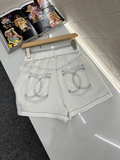 25 new product Double C vest shorts set