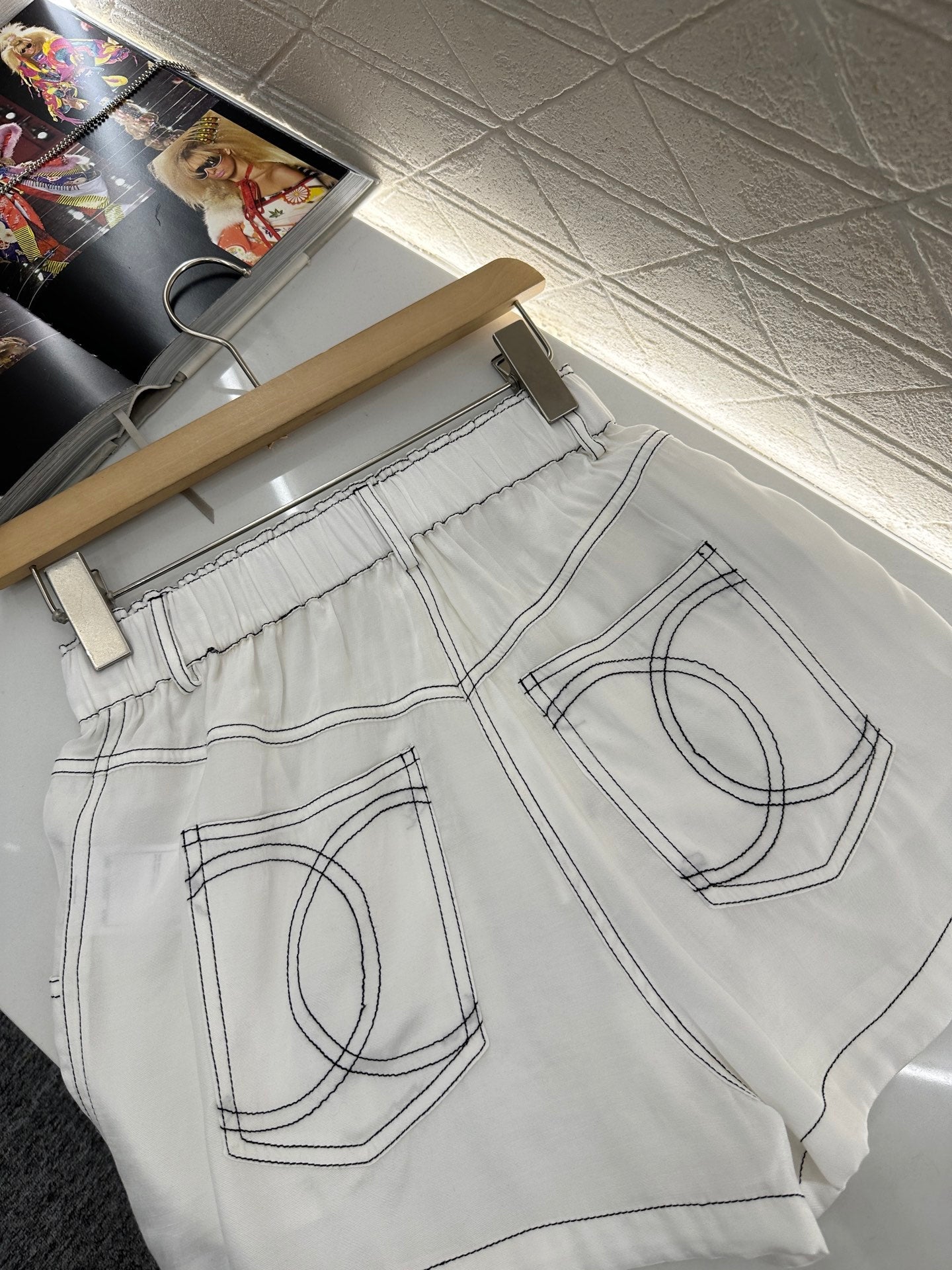 25 new product Double C vest shorts set