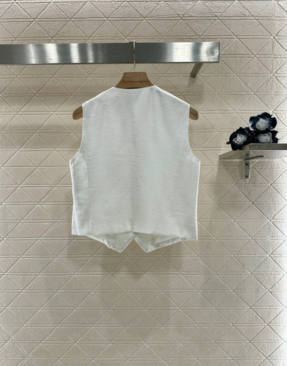 25 new product Double C vest shorts set