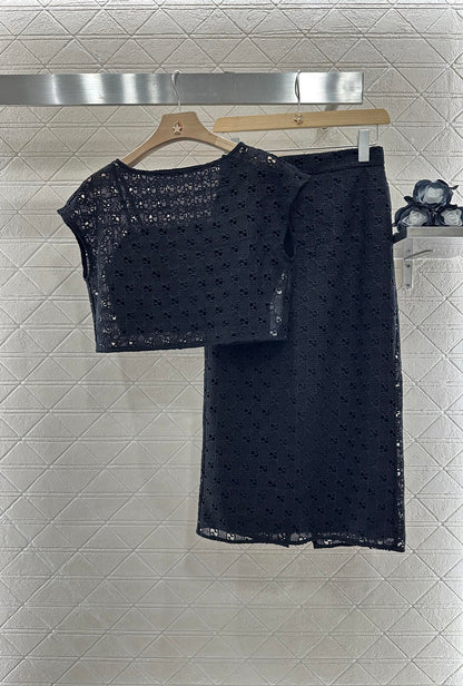 2025 new product Embroidered silk suit