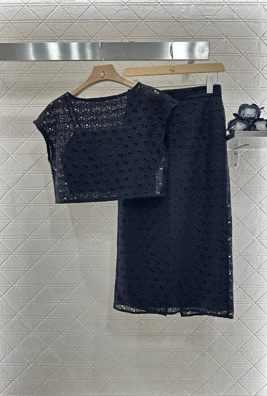 2025 new product Embroidered silk suit