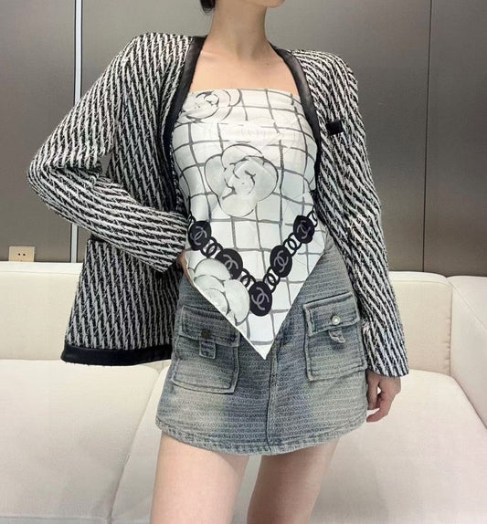 New Arrival Silk Scarf Top