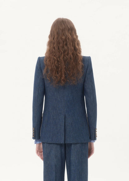 2025 new products Denim suit and trousers set