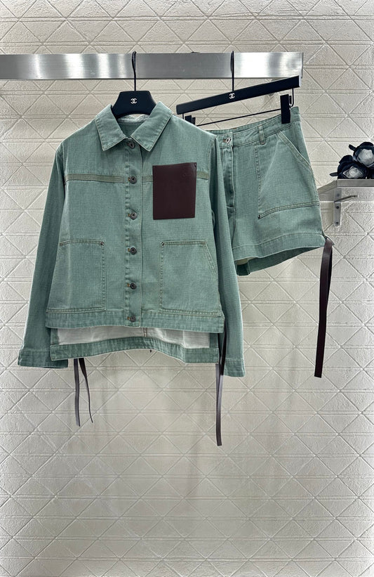 2025 new products Jacket and shorts set