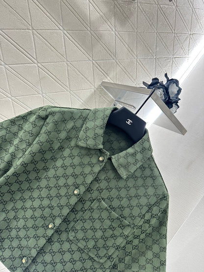 2025 new product Short shirt and trousers set