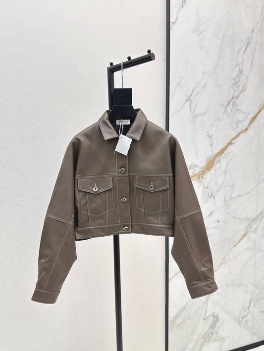 25fw leather jacket