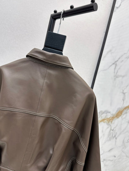 25fw leather jacket