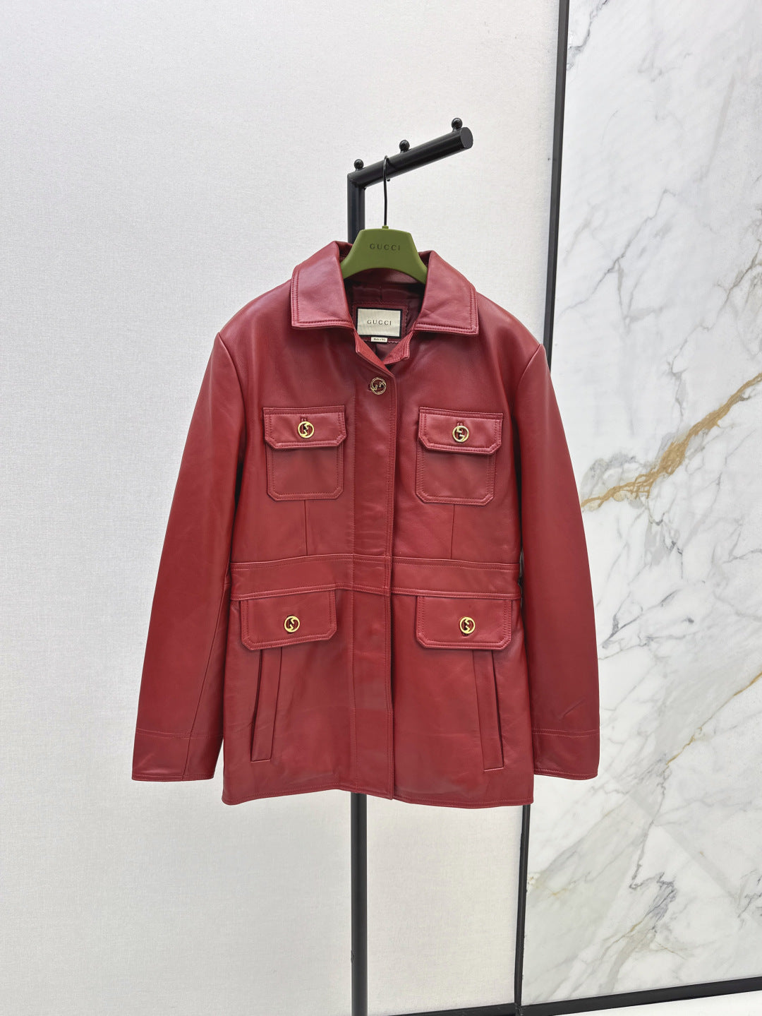 25fw leather jacket