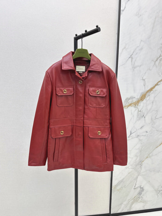 25fw leather jacket