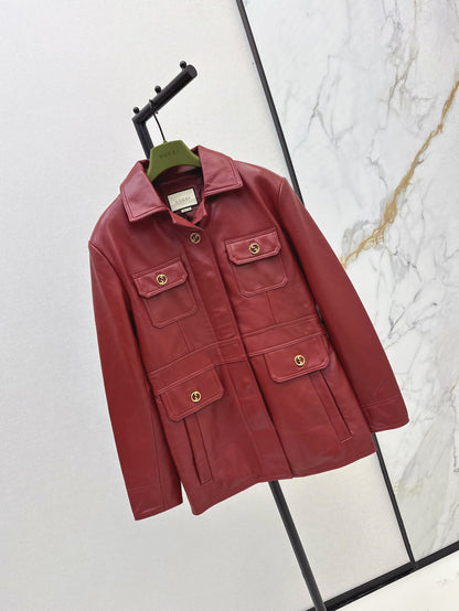 25fw leather jacket