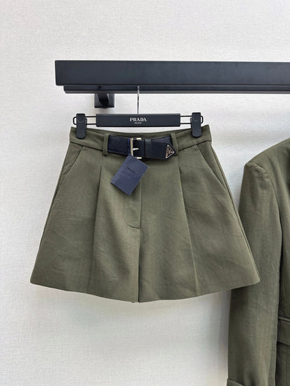 25fw belt skirt