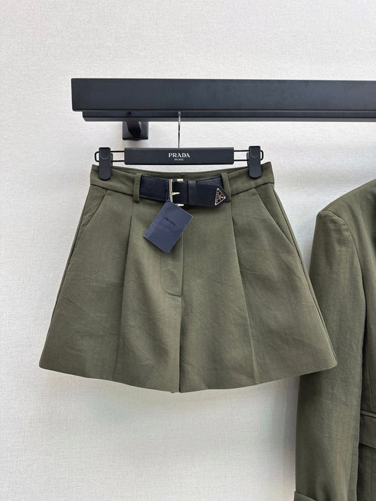 25fw belt skirt