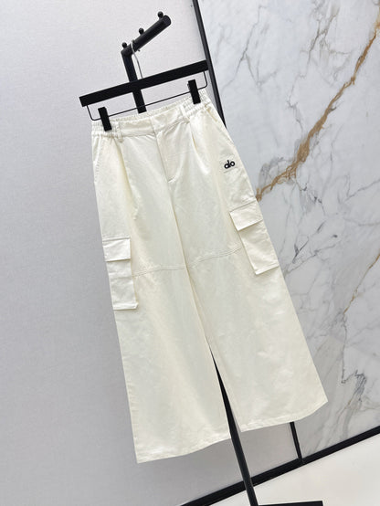 25ss embroidered pants