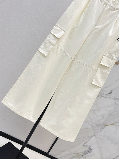 25ss embroidered pants