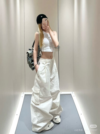 25ss embroidered pants