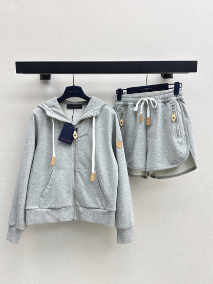 25fw hoodie short set