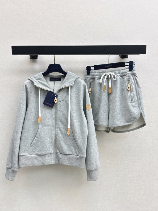 25fw hoodie short set