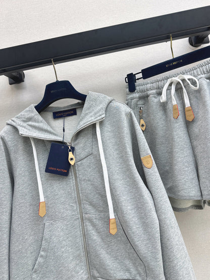 25fw hoodie short set