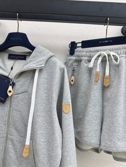 25fw hoodie short set