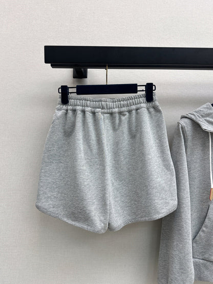 25fw hoodie short set
