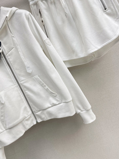 25fw hoodie short set