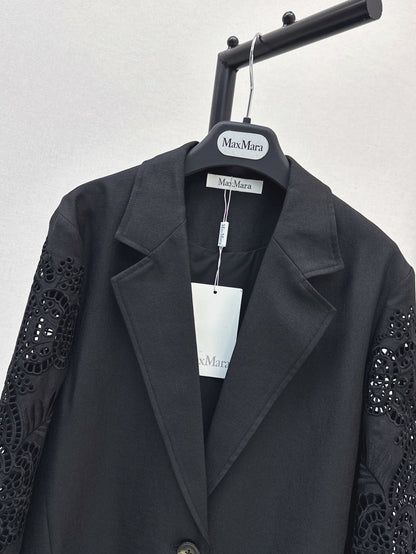 25fw lace blazer