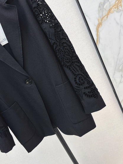 25fw lace blazer