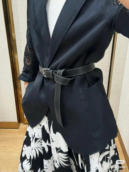 25fw lace blazer