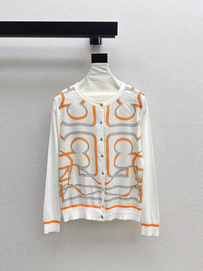 25ss printed cardigan