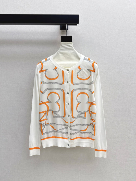 25ss printed cardigan