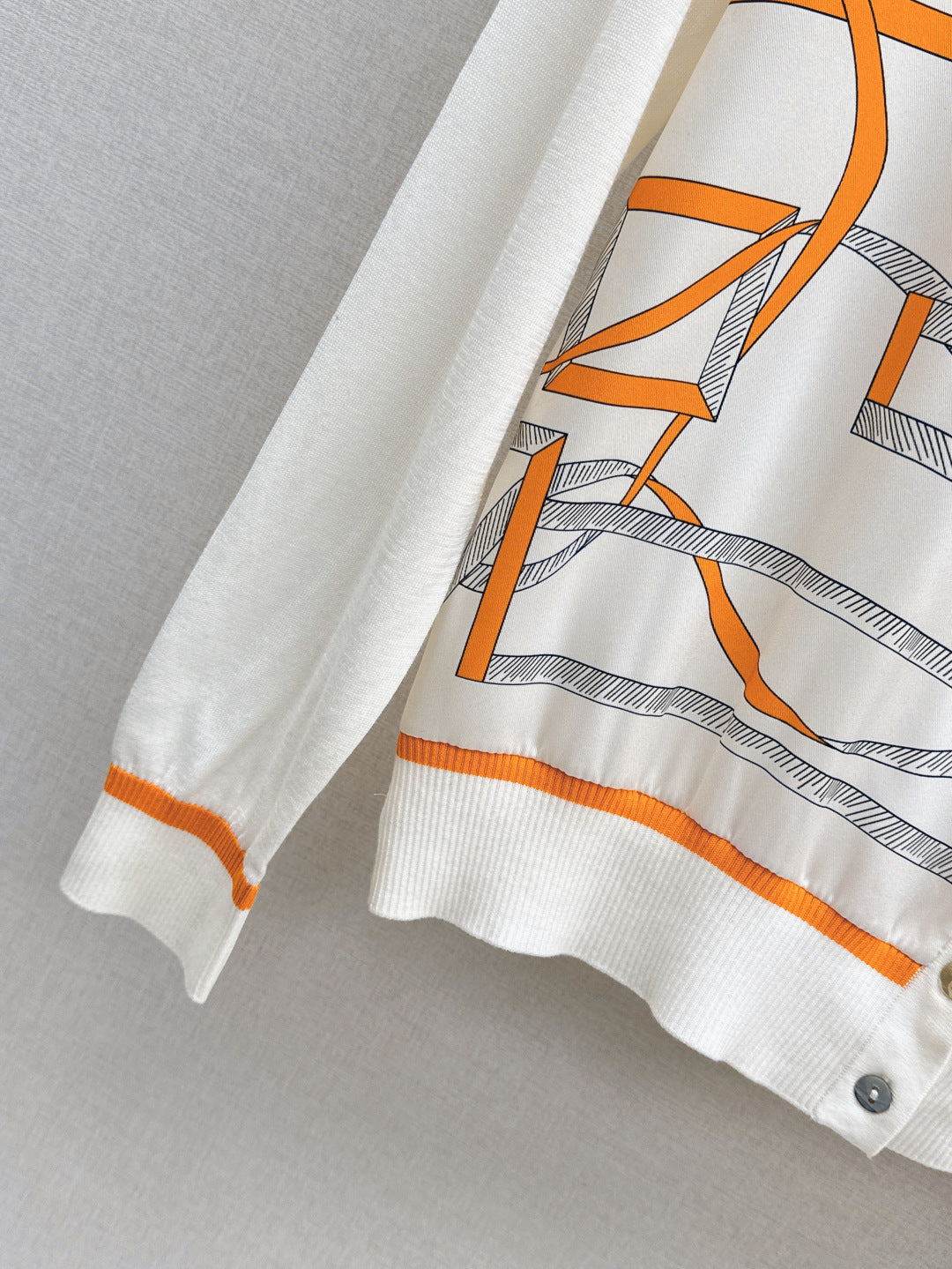 25ss printed cardigan