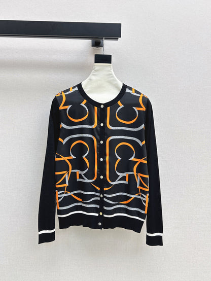 25ss printed cardigan