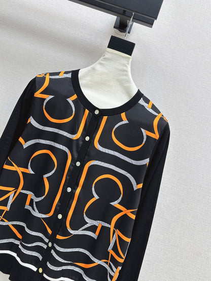 25ss printed cardigan
