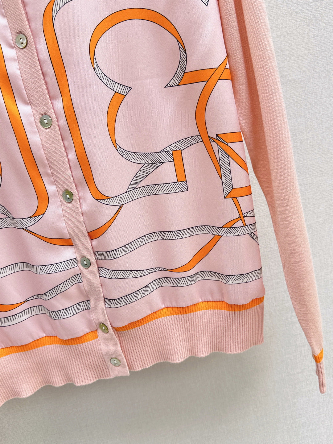 25ss printed cardigan