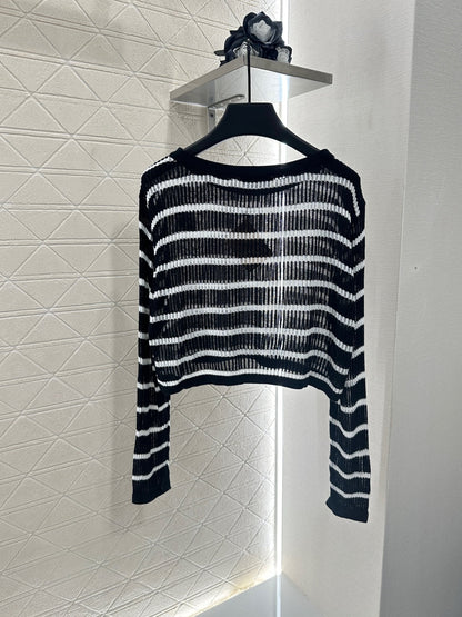 2025 new product Knitted long-sleeved top