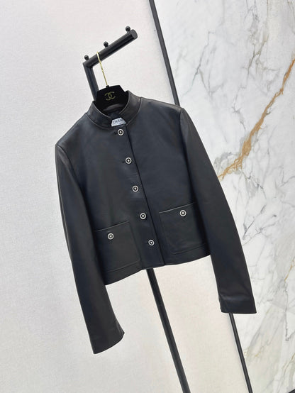 25fw leather jacket