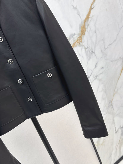 25fw leather jacket