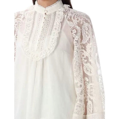 25ss lace lInen shirt